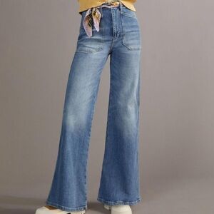 Anthropologie Pilcro The Carpenter Wide Leg Jeans Size 25